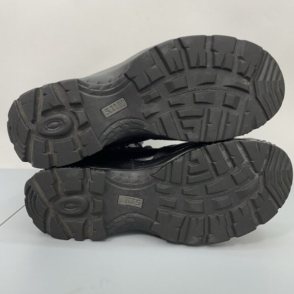 5.11 Tactical ATAC 2.0 8” Boots Combat Duty Side Zip Leather Black Mens 12 - Picture 12 of 15